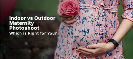 indoor vs outdoor maternity photoshoot